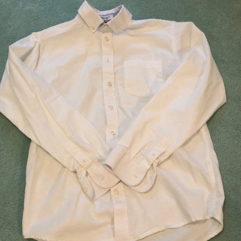 Like new izod boys button down dress shirt.